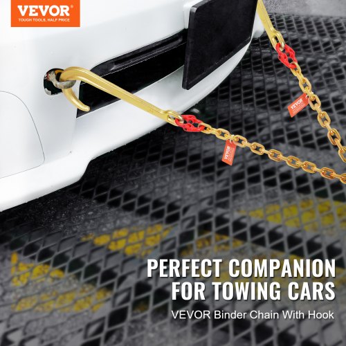 G80 V Bridle Chain 516 x 2 Towing Chain Bridle with 15 J Hooks and Grab
