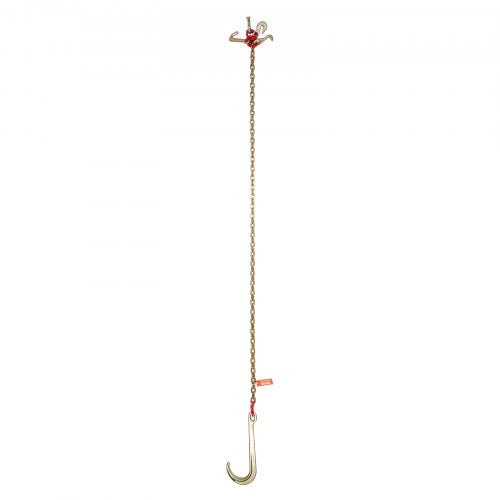 J Hook Chain 516 x 6 G80 15 Long Shank J Hook Tow Chain with RTJ