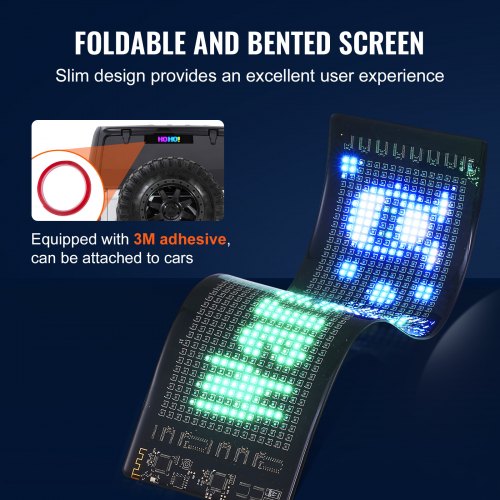 Programmable LED Sign P5 Full Color LED Scrolling Panel DIY Custom Text