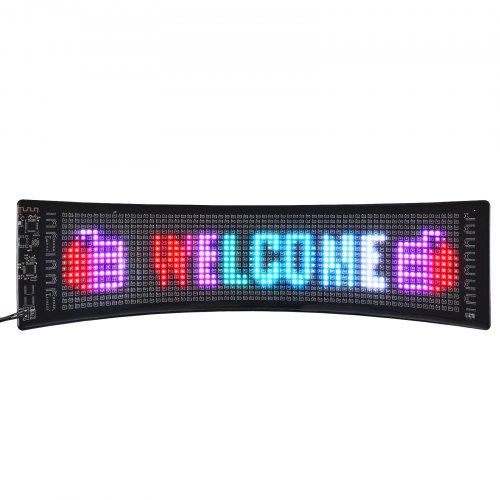 Programmable LED Sign P5 Full Color LED Scrolling Panel DIY Custom Text