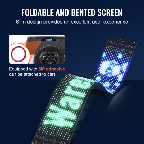 Programmable LED Sign P6 Full Color LED Scrolling Panel DIY Custom Text