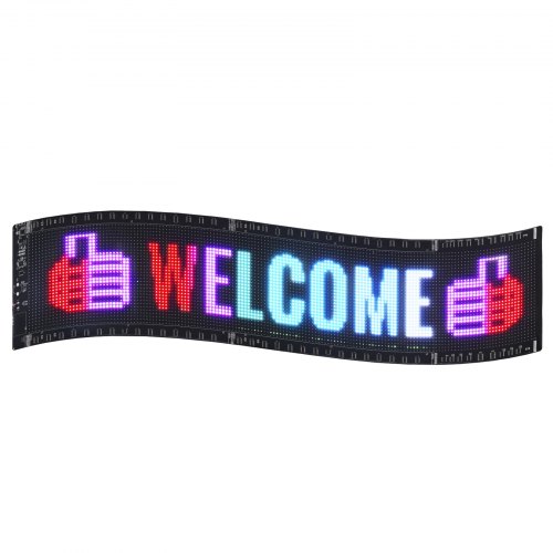 Programmable LED Sign P5 Full Color LED Scrolling Panel DIY Custom Text 1