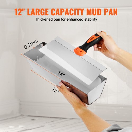 Drywall Knife Set 6 PCS Drywall Tools Includes 3 Painter Scraper Two
