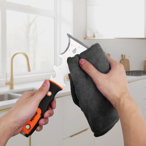 Drywall Knife Set 6 PCS Drywall Tools Includes 3 Painter Scraper Two