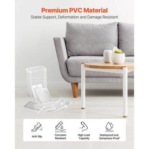 Furniture Leveling Shims 30 PCS 197 x 116 x22 inch NonSkid Clear