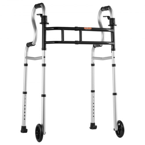 Folding Walker on Wheels 3in1 StandAssist Folding Walkers with Adjustable Height