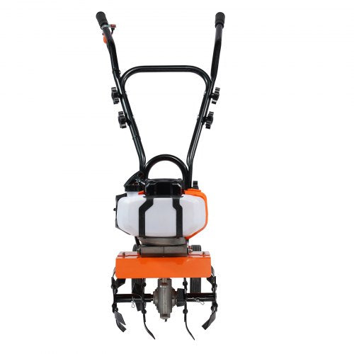Tiller Cultivator 43CC 2Stroke Garden Cultivator Tiller with 4 Steel