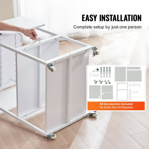 Heat Press Table 3 Tier Movable Heat Press Stand Foldable Heat Transfer
