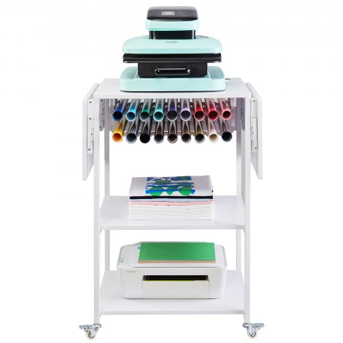 Heat Press Table 3 Tier Movable Heat Press Stand Foldable Heat Transfer