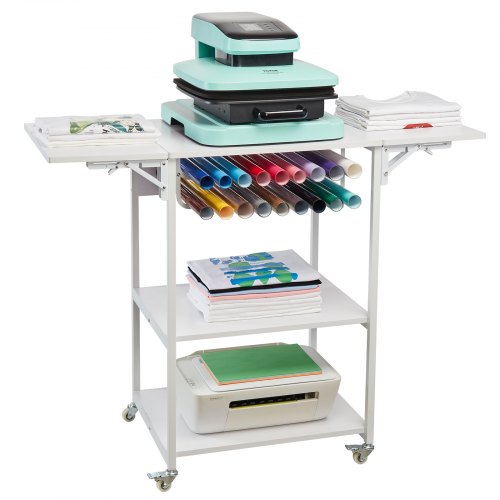 Heat Press Table 3 Tier Movable Heat Press Stand Foldable Heat Transfer