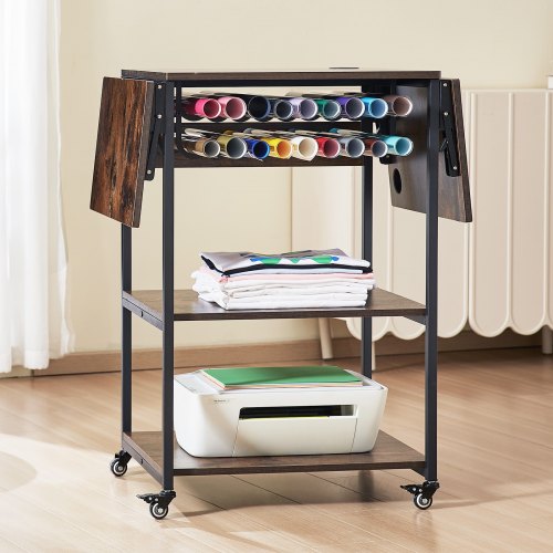 Heat Press Table 3 Tier Movable Heat Press Stand Foldable Heat Transfer 1