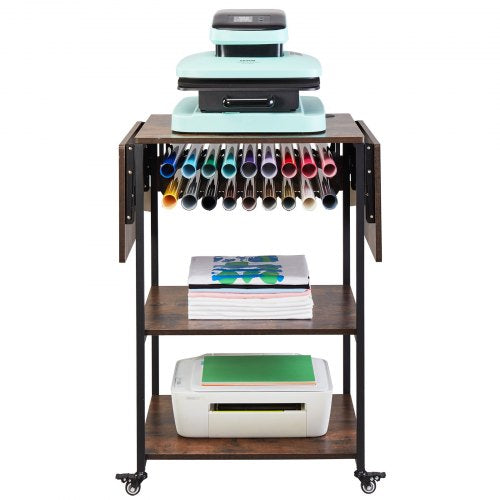 Heat Press Table 3 Tier Movable Heat Press Stand Foldable Heat Transfer 1