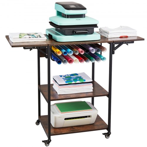 Heat Press Table 3 Tier Movable Heat Press Stand Foldable Heat Transfer 1