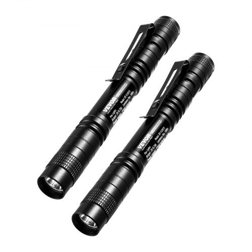 Pen Light 2Pack 100 Lumens Pocket Flashlight with Clip IPX4 Waterproof