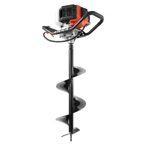 Post Hole Digger 52cc 1450W Auger Post Hole digger Gas Powered Earth