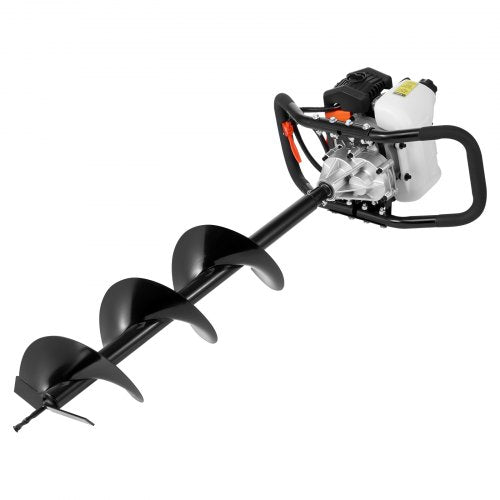 Post Hole Digger Gas Powered 63CC 2400W Earth Auger Gas Auger with 8
