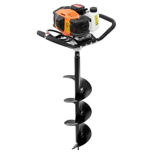 Post Hole Digger Gas Powered 63CC 2400W Earth Auger Gas Auger with 8