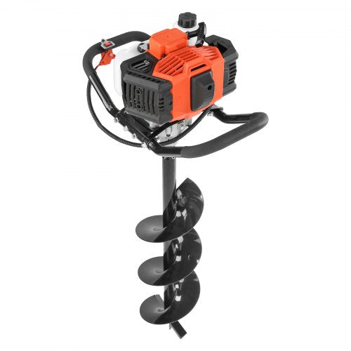 Post Hole Digger 43cc 1250W Auger Post Hole digger Gas Powered Earth