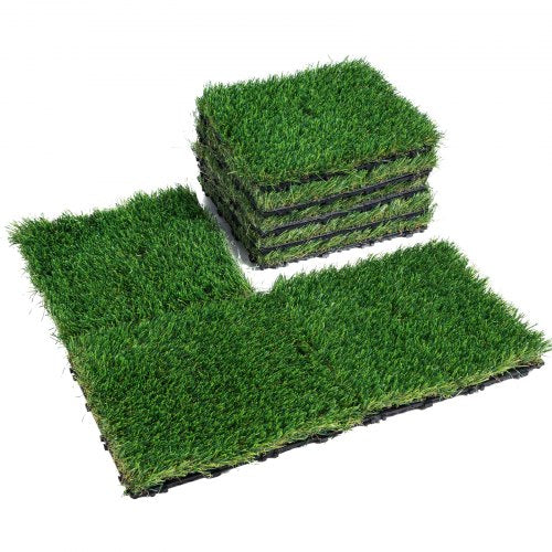 Artifical Grass Tiles Interlocking Turf Deck Set 18 Pack – 12x12