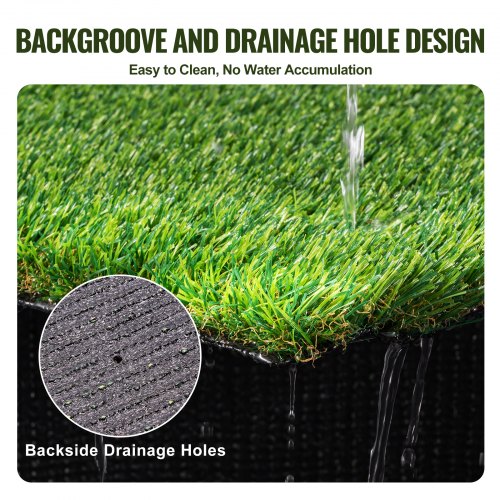 Artifical Grass 3 x 5 ft Rug Green Turf 138 Fake Door Mat Outdoor Patio