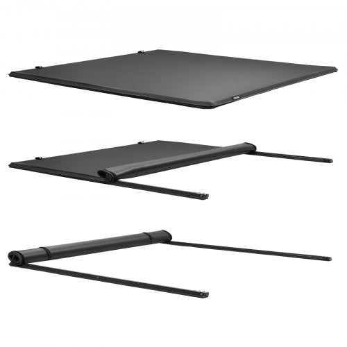 Soft RollUp Truck Bed Tonneau Cover Compatible with 20152025 Ford F150 1