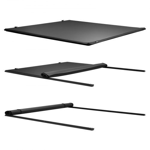 Soft RollUp Truck Bed Tonneau Cover Compatible with 20152025 Chevy