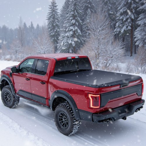 Soft RollUp Truck Bed Tonneau Cover Compatible with 20202025 Chevy
