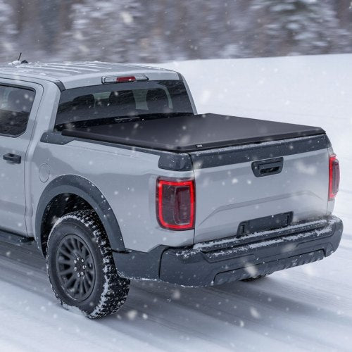 Soft RollUp Truck Bed Tonneau Cover Compatible with 20222025 Ford