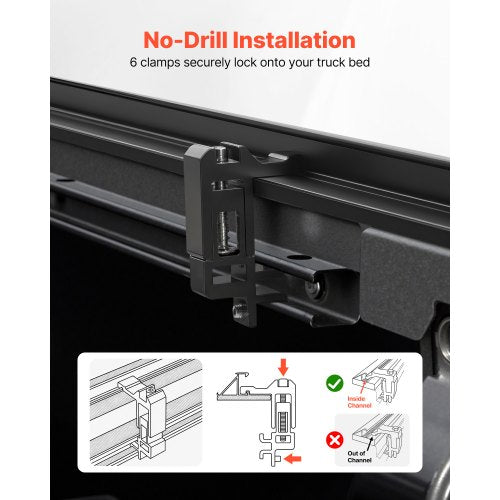 Soft RollUp Truck Bed Tonneau Cover Compatible with 20242025 Toyota