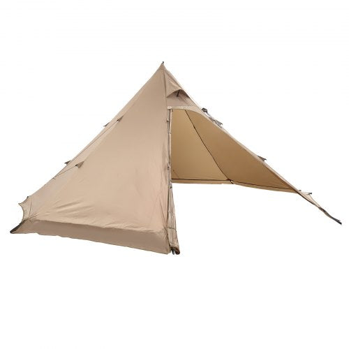 Hot Tent for 4 Persons Portable Winter Tipi Tent with Stove Jack