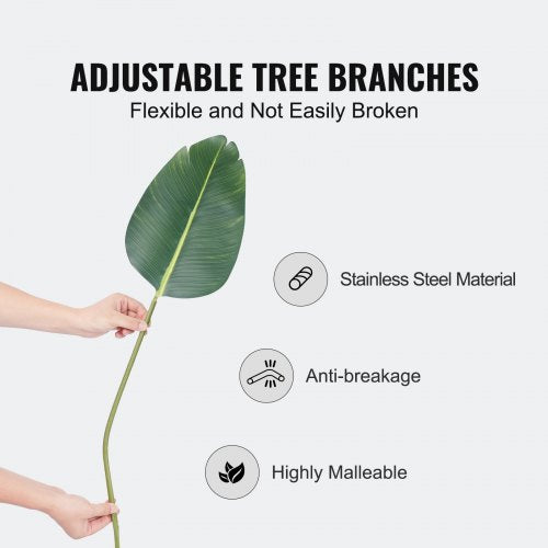 Artificial Birds Of Paradise Tree 5 FT Tall Faux Plant PE Material
