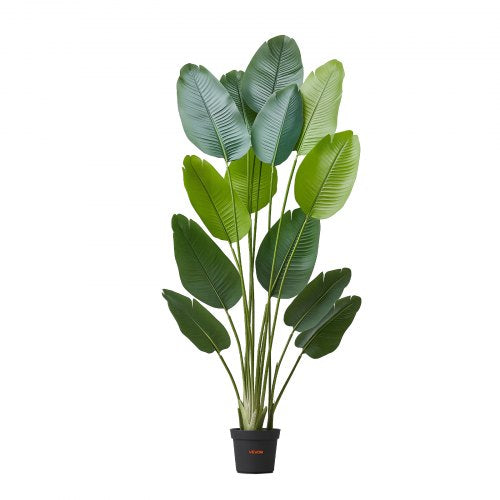 Artificial Bird of Paradise 6 ft Tall Fake Tropical Plants with with 13