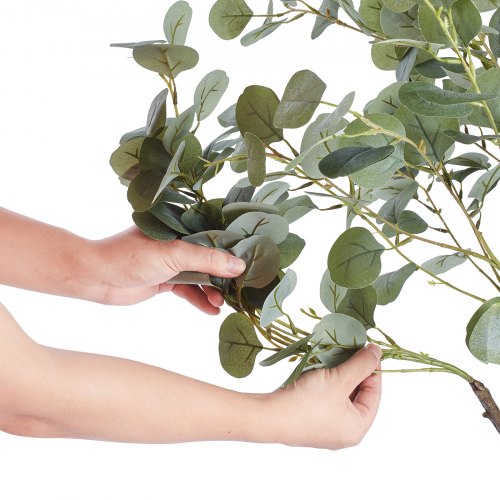 Artificial Eucalyptus Tree 6 FT Tall Faux Plant Secure PE Material