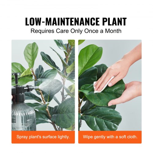 Artificial Fiddle Leaf Fig Tree 6 FT Secure PE Material AntiTip Tilt