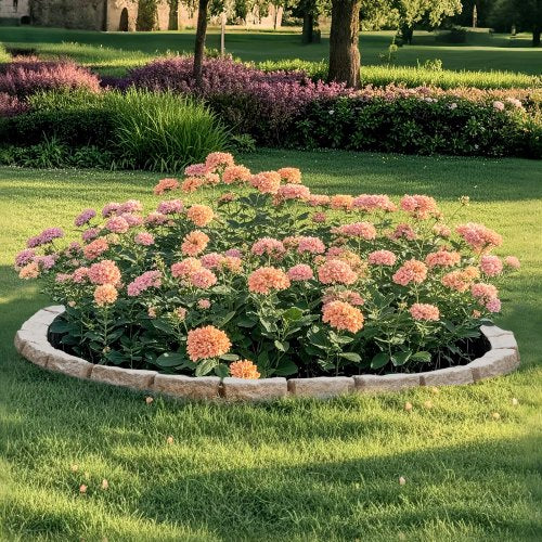 Faux Stone Landscape Edging 464 x 2.2 in Realistic Lawn Edging Flexible