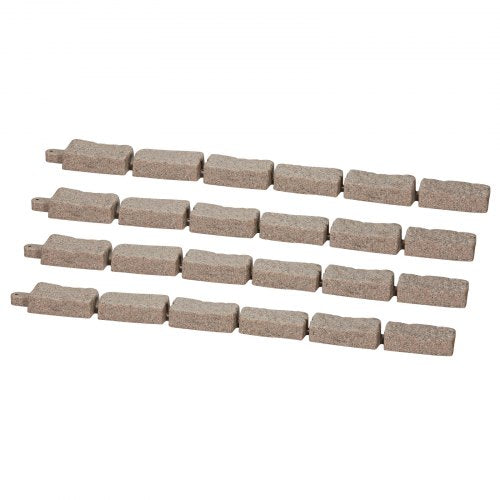 Faux Stone Landscape Edging 464 x 2.2 in Realistic Lawn Edging Flexible 1