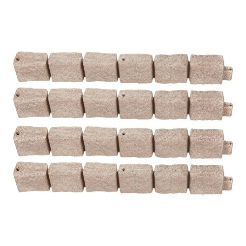Faux Stone Landscape Edging 468 x 3.9 in Realistic Lawn Edging Flexible