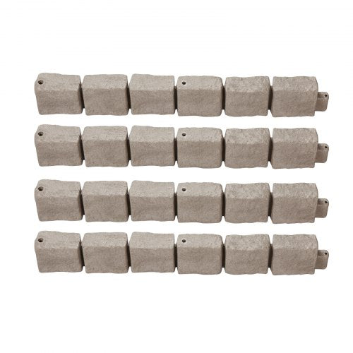 Faux Stone Landscape Edging 468 x 3.9 in Realistic Lawn Edging Flexible
