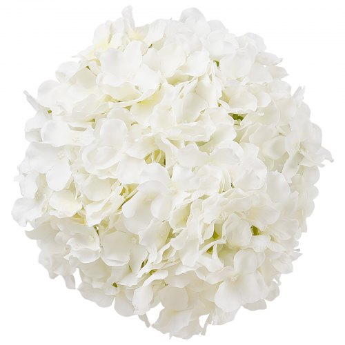 Artificial Flowers 105 pcs Real Looking White Silk Fake Hydrangea Bulk