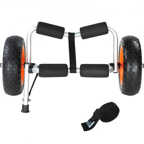 Heavy Duty Kayak Cart 250lbs Load Capacity Foldable Canoe Trolley Cart
