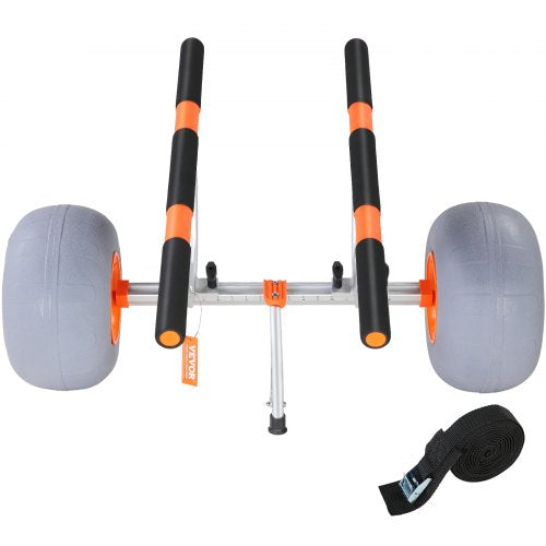 Heavy Duty Kayak Cart Foldable Canoe Trolley Cart with 12 Tires