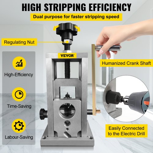 Wire Stripping Machine 006157 inches Drill Powered Manual Copper