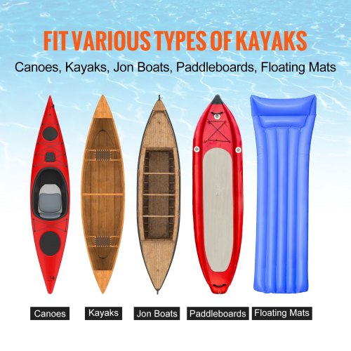 Heavy Duty Kayak Cart 450lbs Load Capacity Detachable Canoe Trolley Cart