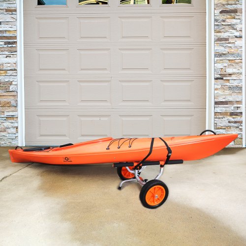 Heavy Duty Kayak Cart 450lbs Load Capacity Detachable Canoe Trolley Cart