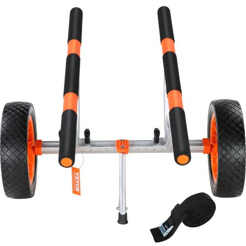Heavy Duty Kayak Cart 450lbs Load Capacity Detachable Canoe Trolley Cart
