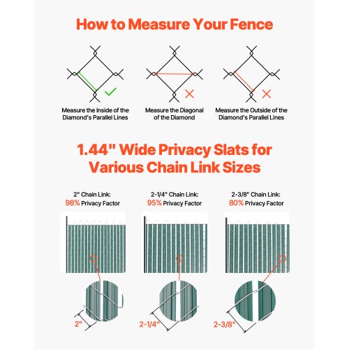 Bottom Locking Privacy Slats DoubleWall Vertical BottomLocking Slats with Wings
