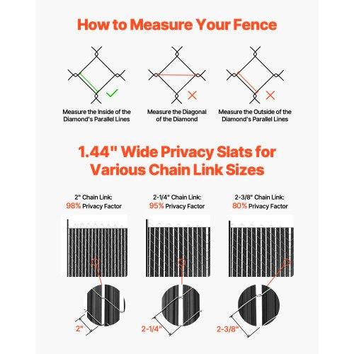 Bottom Locking Privacy Slats DoubleWall Vertical BottomLocking Slats with Wings