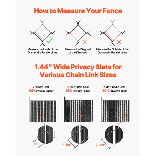 Bottom Locking Privacy Slats DoubleWall Vertical BottomLocking Slats with Wings