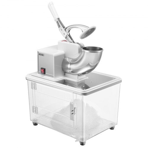 Commercial Ice Crusher 661LBSH 350W Electric Snow Cone Machine with 4