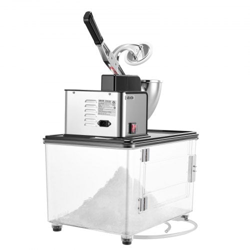 Commercial Ice Crusher 661LBSH 350W Electric Snow Cone Machine with 4 2
